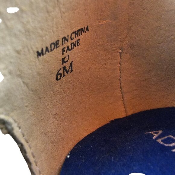 Adrienne Vittadini Sport Faine Criss Cross Strap Women’s Size 6M Flats - Unworn - Picture 9 of 16